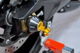Padací protektory do zadní osy kola Honda CBR 600 RR (03-06) RD moto