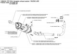 Kompletní výfukový systém Akrapovič Yamaha YZF-R 125 (08-13) Carbon