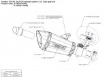 Výfuk Akrapovič Yamaha YZF-R6 (10-15) Titan