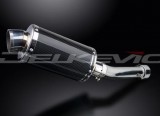 Výfuk Delkevic Honda XL 125 V Varadero (04-12) Carbon 225mm