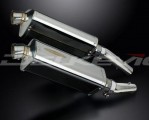 Výfuky Delkevic Honda CBF 1000 (06-10) Nerez Tri-ovál 320mm