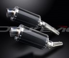 Výfuky Delkevic Honda VTR 1000 F (97-05) Carbon 225mm