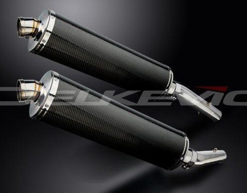 Výfuky Delkevic Kawasaki KLV 1000 (04-05) Carbon 450mm