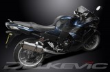 Výfuky Delkevic Kawasaki ZZR 1400 (06-07) Nerez Tri-ovál 320mm