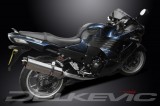 Výfuky Delkevic Kawasaki ZZR 1400 (06-07) Nerez Tri-ovál 420mm