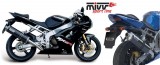 Výfuk Mivv Kawasaki ZX-6R Ninja (03-04) Oval Carbon