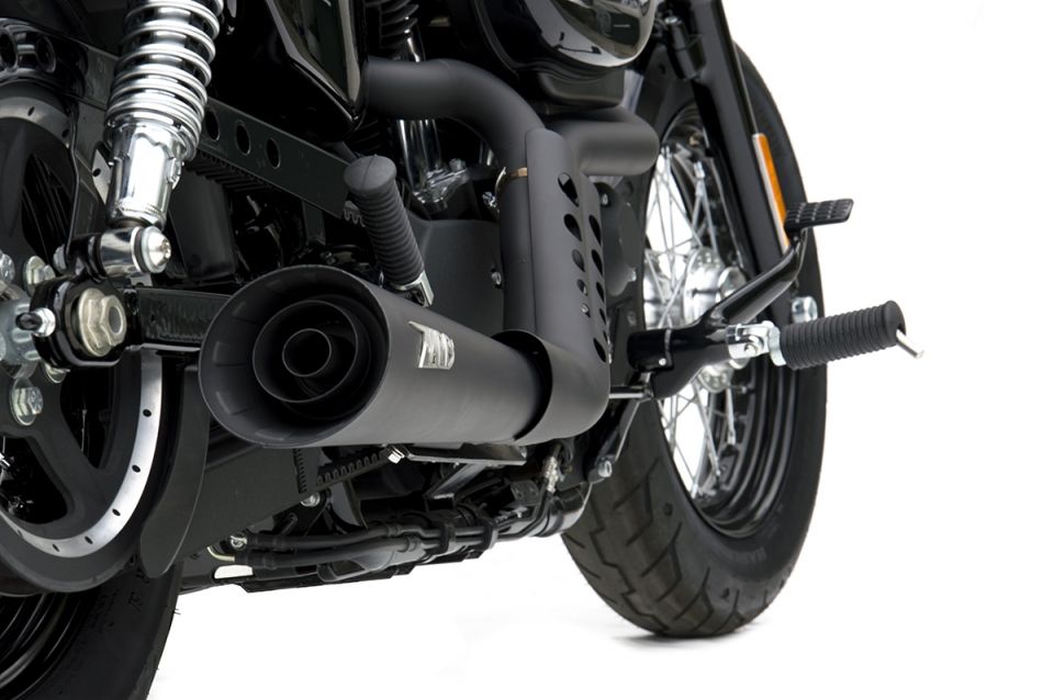Výfuk Zard Harley Davidson Sportster (14-) Black Systém