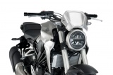 Štítek Puig Honda CB 125 R Neo Sports Cafe (18-19) hliníkový | Stříbrný, Černý