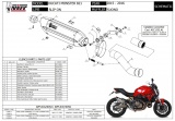 Výfuk Mivv Ducati Monster 821 (14-) Suono Black