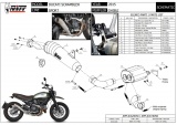 Výfuk Mivv Ducati Scrambler 800 Icon / Classic (15-16) Ghibli Nerez