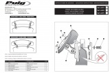 Deflektor na originální plexi KTM 1050 Adventure (15-16) Puig