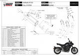 Kompletní výfukový systém Mivv Yamaha MT-09 (14-20) Suono Nerez