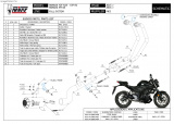 Výfukový systém Mivv Yamaha MT-03 (16-22) MK3 Nerez