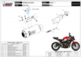Výfuk Mivv Honda CB 500 F (19-23) MK3 Black